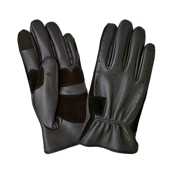 Gants cuir chèvre Moto Femme-Doublure extra soft-Homologués CLASSE 1 Gloves & Mittens Glove Story Noir S 