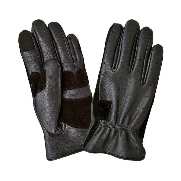 Gants cuir chèvre Moto Homme-Doublure extra soft-Homologués CLASSE 1 Gloves & Mittens Glove Story Noir S 