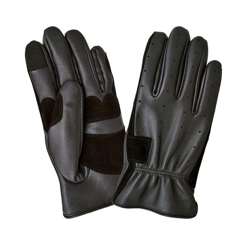 Gants cuir chèvre Moto Homme-Doublure extra soft-Homologués CLASSE 1 Gloves & Mittens Glove Story Noir S 