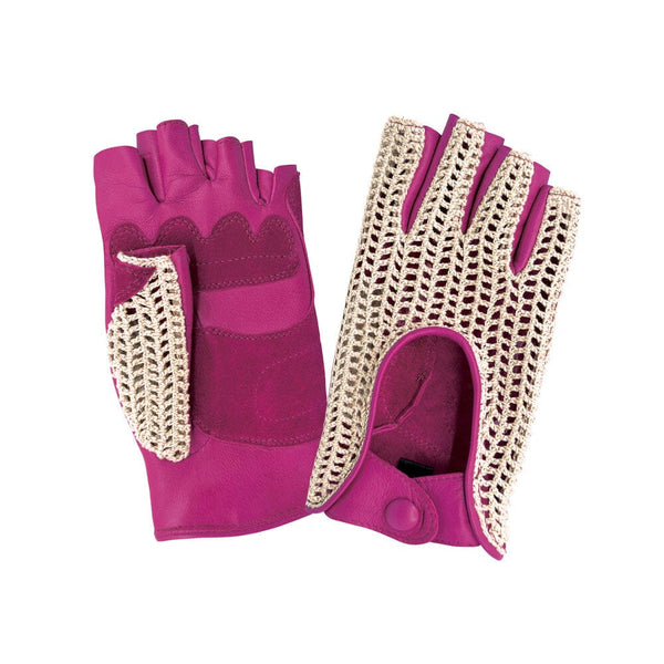 Gants cuir vélo/e-trottinette femme-60011L Gants Glove Story FUCHSIA S 