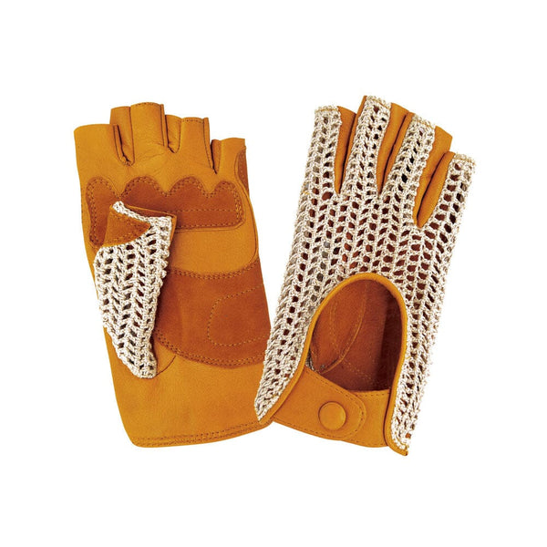 Gants cuir vélo/e-trottinette femme-60011L Gants Glove Story GOLDEN YELLOW S 