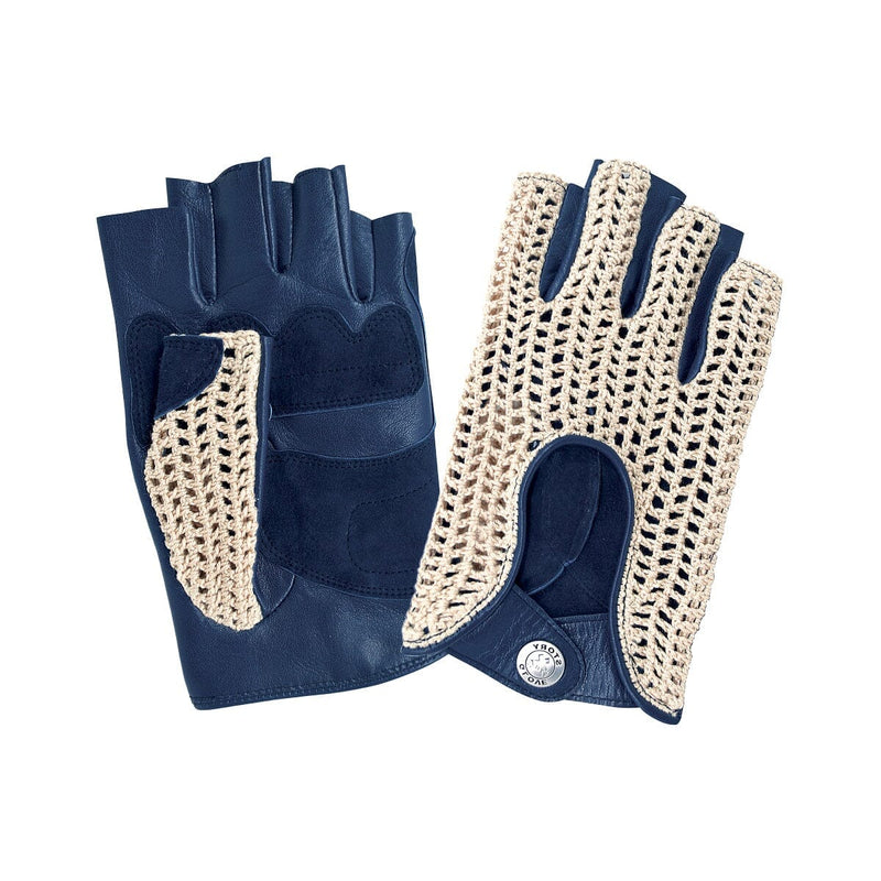 Gants cuir vélo/e-trottinette homme-60011M Glove Story BLEU PEONY S 