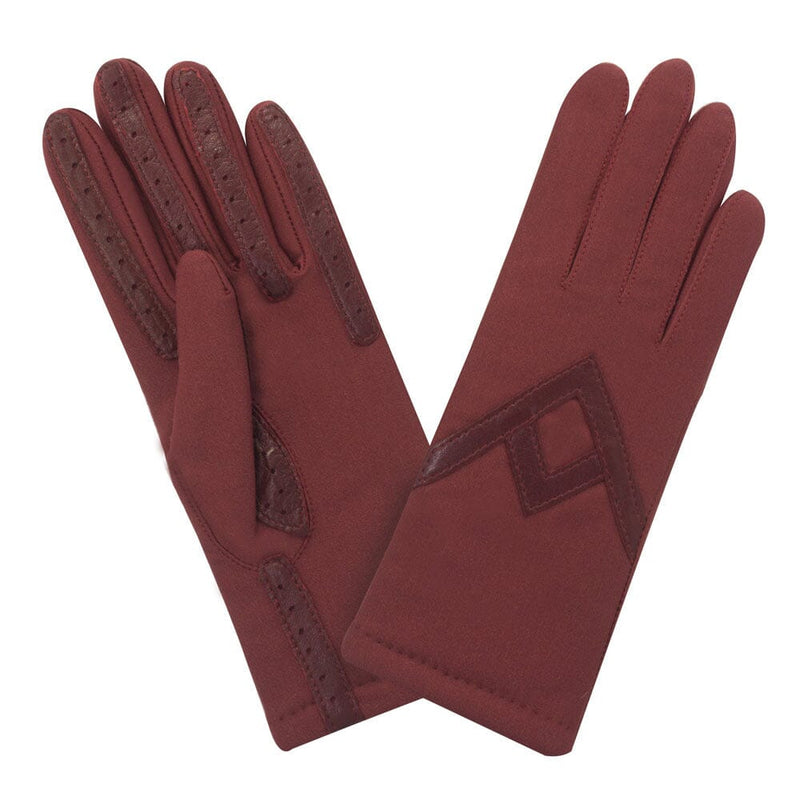 Gants flexicuir-agneau-spandex-100% laine-11063CA Gant Glove Story Rouge TU 