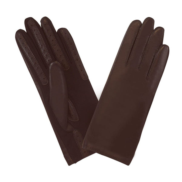 Gants flexicuir-agneau-spandex-100% polyester (microfibre)-11123MI Gant Glove Story Bordeaux TU 