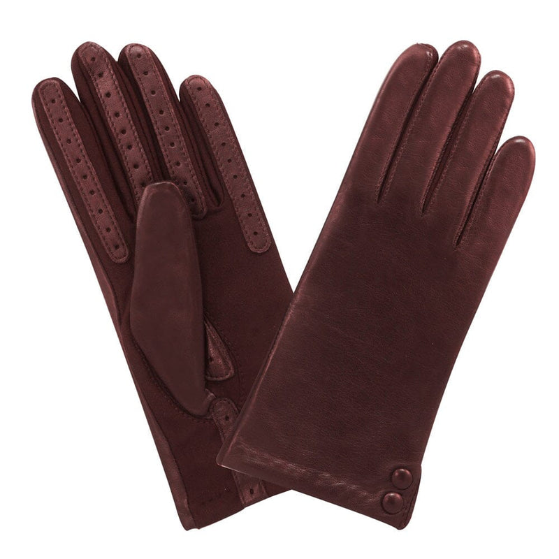 Gants flexicuir-agneau-spandex-100% polyester (microfibre)-11131MI Gant Glove Story Bordeaux TU 