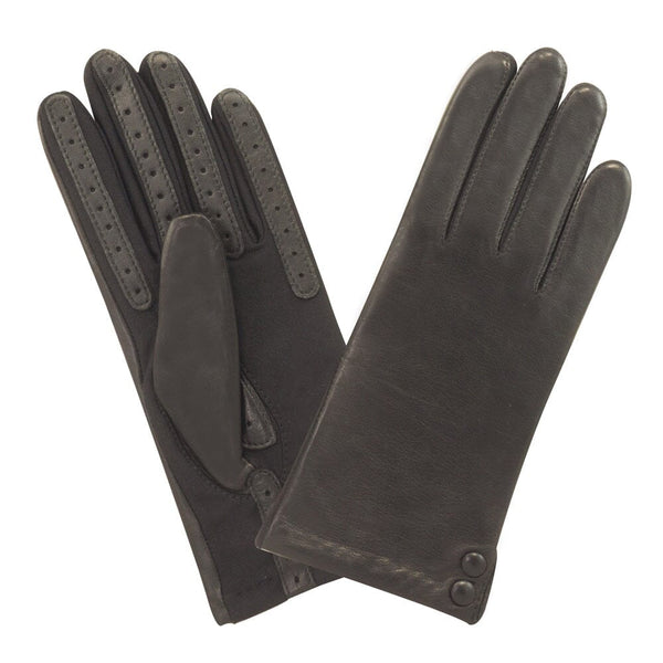 Gants flexicuir-agneau-spandex-100% polyester (microfibre)-11131MI Gant Glove Story Choco TU 