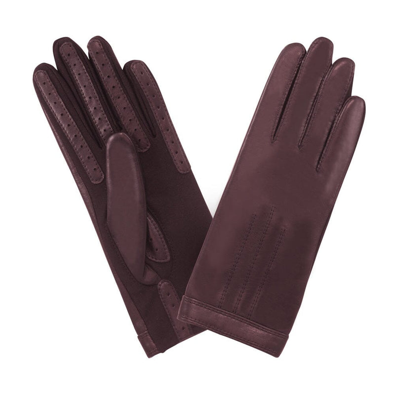 Gants flexicuir-agneau-spandex-100% polyester (microfibre)-11132MI Gant Glove Story Bordeaux TU 