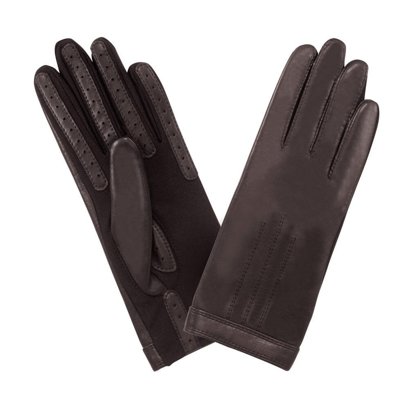 Gants flexicuir-agneau-spandex-100% polyester (microfibre)-11132MI Gant Glove Story Choco TU 