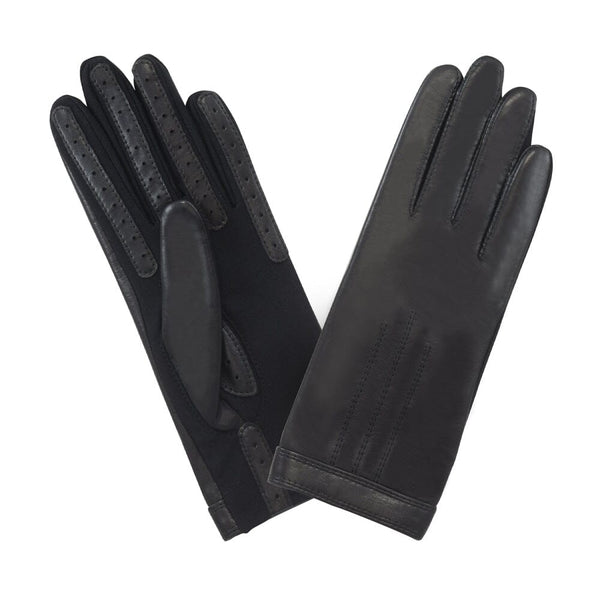 Gants flexicuir-agneau-spandex-100% polyester (microfibre)-11132MI Gant Glove Story Noir TU 