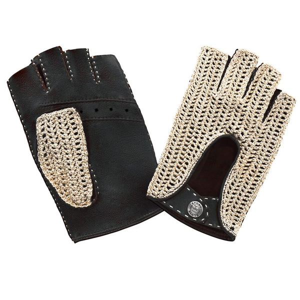 Mitaines cuir agneau-non doublé-22034NF Gant Glove Story Noir 7.5 